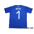 Photo2: Italy 2018 GK Shirt #1 Buffon w/tags (2)