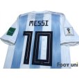 Photo4: Argentina 2018 Home Authentic Shirt #10 Messi FIFA World Cup Russia 2018 Patch/Badge w/tags