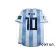 Photo2: Argentina 2018 Home Authentic Shirt #10 Messi FIFA World Cup Russia 2018 Patch/Badge w/tags (2)