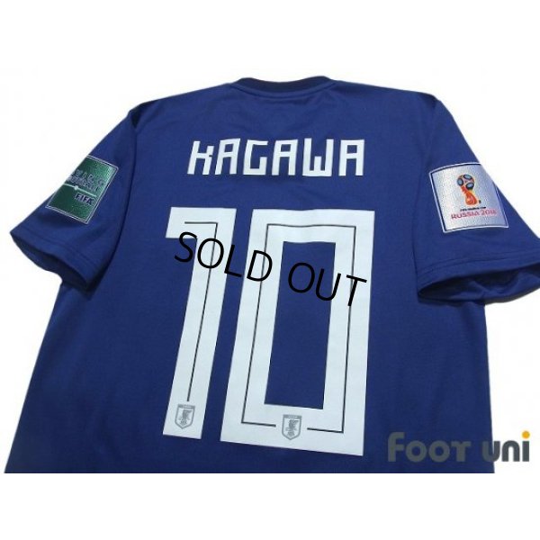 Photo4: Japan 2018 Home Shirt #10 Shinji Kagawa FIFA World Cup Russia 2018 Patch/Badge