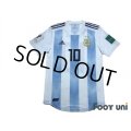 Argentina 2018 Home Authentic Shirt #10 Messi FIFA World Cup Russia 2018 Patch/Badge w/tags