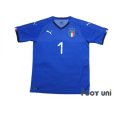 Photo1: Italy 2018 GK Shirt #1 Buffon w/tags (1)