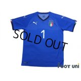 Italy 2018 GK Shirt #1 Buffon w/tags