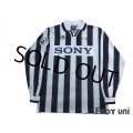 Juventus 1996-1997 Home Long Sleeve Shirt #10 Del Piero Lega Calcio Patch/Badge
