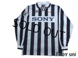 Juventus 1996-1997 Home Long Sleeve Shirt #10 Del Piero Lega Calcio Patch/Badge