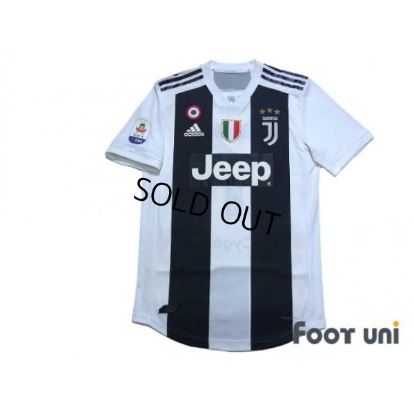 Photo1: Juventus 2018-2019 Home Authentic Shirt #7 Ronaldo