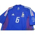 Photo3: France 2002 Home Authentic Shirt #6 Djorkaeff 2002 FIFA World Cup Korea Japan Patch/Badge w/tags