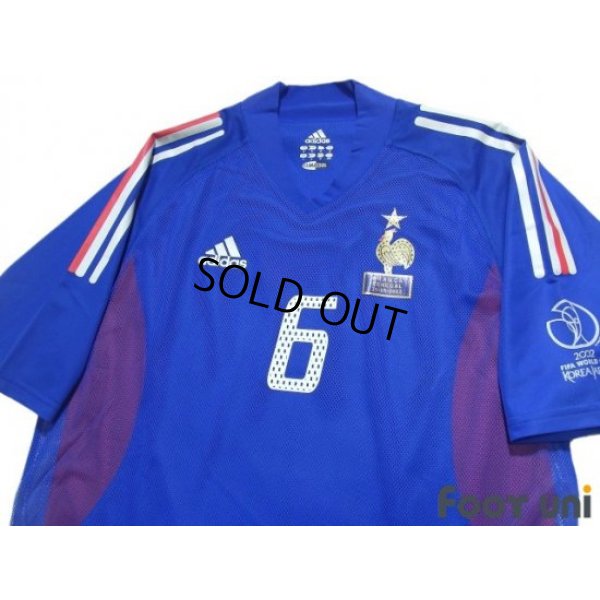 Photo3: France 2002 Home Authentic Shirt #6 Djorkaeff 2002 FIFA World Cup Korea Japan Patch/Badge w/tags