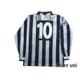 Photo2: Juventus 1996-1997 Home Long Sleeve Shirt #10 Del Piero Lega Calcio Patch/Badge (2)