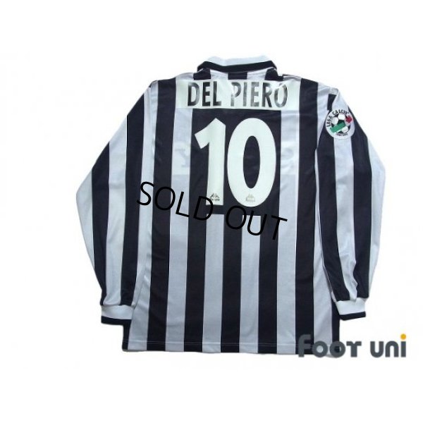 Photo2: Juventus 1996-1997 Home Long Sleeve Shirt #10 Del Piero Lega Calcio Patch/Badge