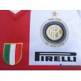 Photo6: Inter Milan 2007-2008 Away Centenario Shirt #7 Figo Lega Calcio Patch/Badge