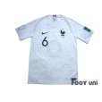 Photo1: France 2018 Away Shirt #6 Pogba FIFA World Cup Russia 2018 Patch/Badge w/tags (1)