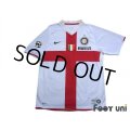Inter Milan 2007-2008 Away Centenario Shirt #7 Figo Lega Calcio Patch/Badge