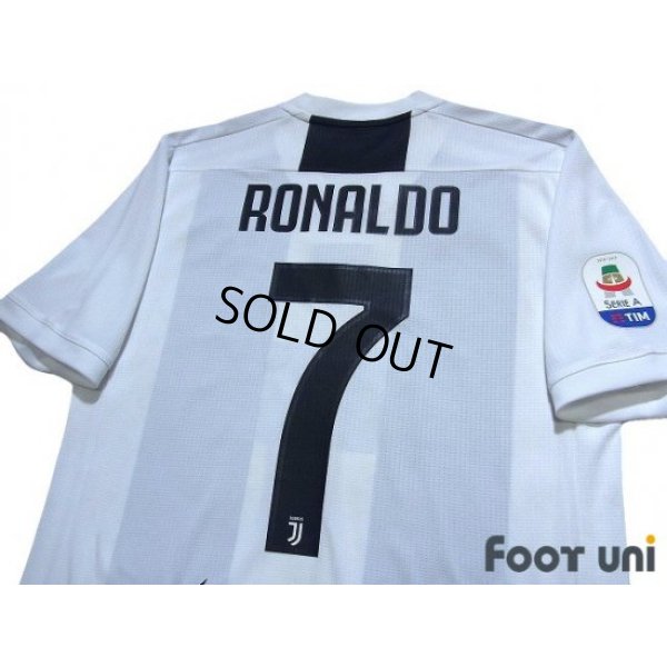Photo4: Juventus 2018-2019 Home Authentic Shirt #7 Ronaldo