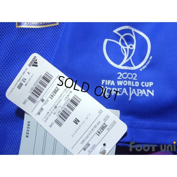 Photo7: France 2002 Home Authentic Shirt #6 Djorkaeff 2002 FIFA World Cup Korea Japan Patch/Badge w/tags