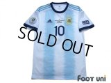 Argentina 2019 Home Shirt #10 Messi Copa America Brazil 2019 Patch/Badge w/tags