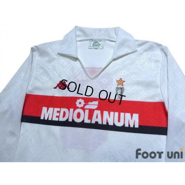 Photo3: AC Milan 1989-1990 Away Long Sleeve Shirt #9