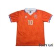 Photo1: Netherlands 1994 Home Shirt #10 Bergkamp (1)
