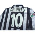 Photo4: Juventus 1996-1997 Home Long Sleeve Shirt #10 Del Piero Lega Calcio Patch/Badge