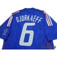 Photo4: France 2002 Home Authentic Shirt #6 Djorkaeff 2002 FIFA World Cup Korea Japan Patch/Badge w/tags