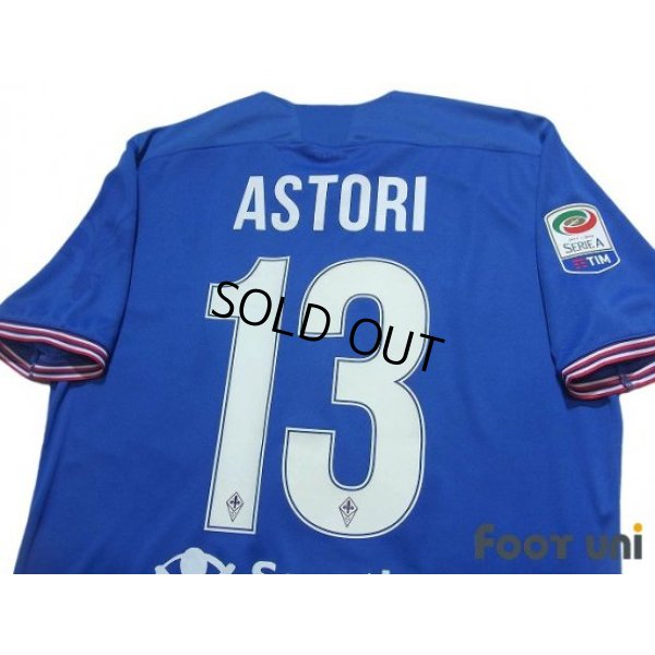 Photo4: Fiorentina 2017-2018 Away Shirt #13 Davide Astori Serie A Tim Patch/Badge w/tags