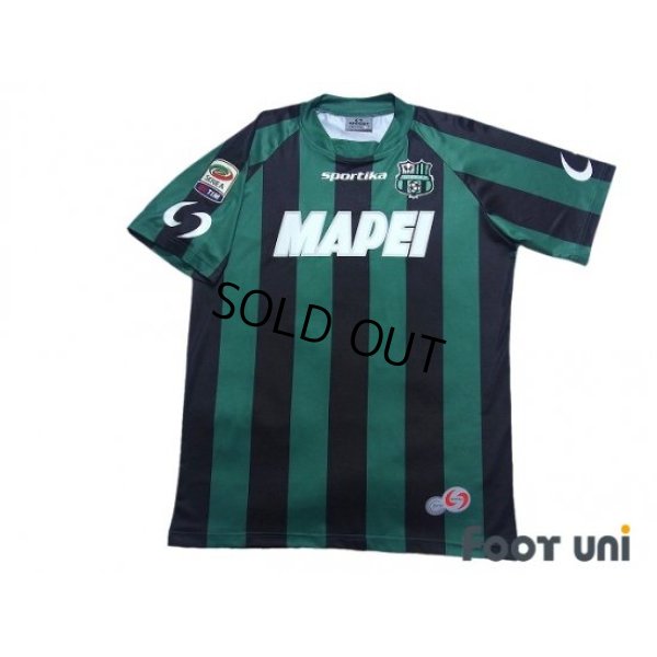 Photo1: Sassuolo 2014-2015 Home Shirt #10 Simone Zaza Serie A Tim Patch/Badge w/tags