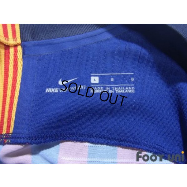 Photo5: FC Barcelona 2018-2019 Home Authentic Shirt #8 Andres Iniesta Last match print La Liga Patch/Badge