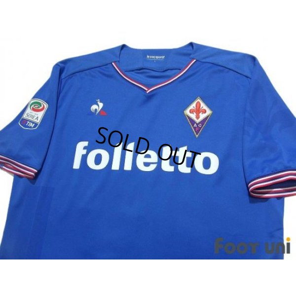 Photo3: Fiorentina 2017-2018 Away Shirt #13 Davide Astori Serie A Tim Patch/Badge w/tags