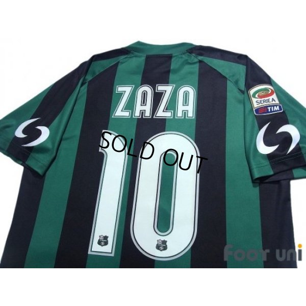 Photo4: Sassuolo 2014-2015 Home Shirt #10 Simone Zaza Serie A Tim Patch/Badge w/tags