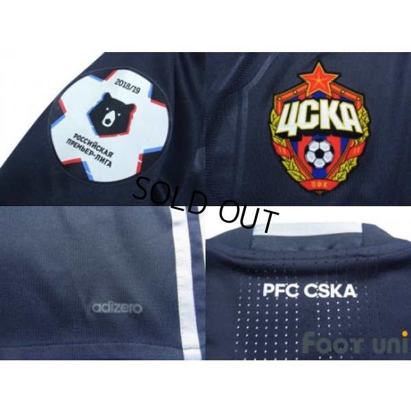 Photo6: CSKA Moscow 2018-2019 3rd Authentic Long Sleeve Shirt #77 Akhmetov League Patch/Badge