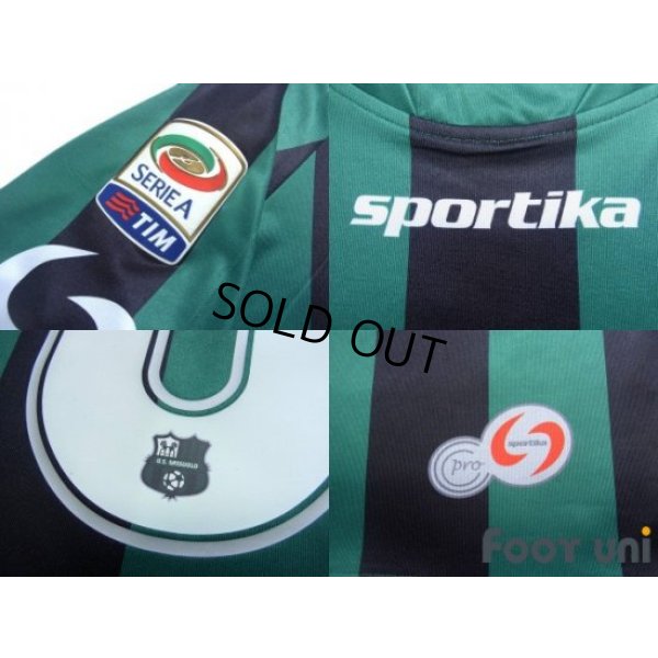 Photo7: Sassuolo 2014-2015 Home Shirt #10 Simone Zaza Serie A Tim Patch/Badge w/tags