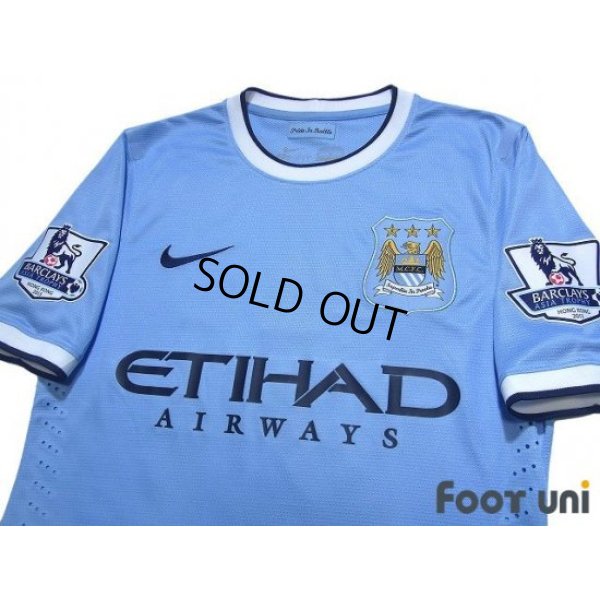 Photo3: Manchester City 2013-2014 Home Authentic Shirt #21 David Silva BARCLAYS ASIA TROPHY HONG KONG 2013 Patch/Badge