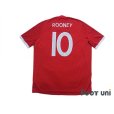 Photo2: England 2010 Away Shirt #10 Rooney with South Africa World Cup logo (2)
