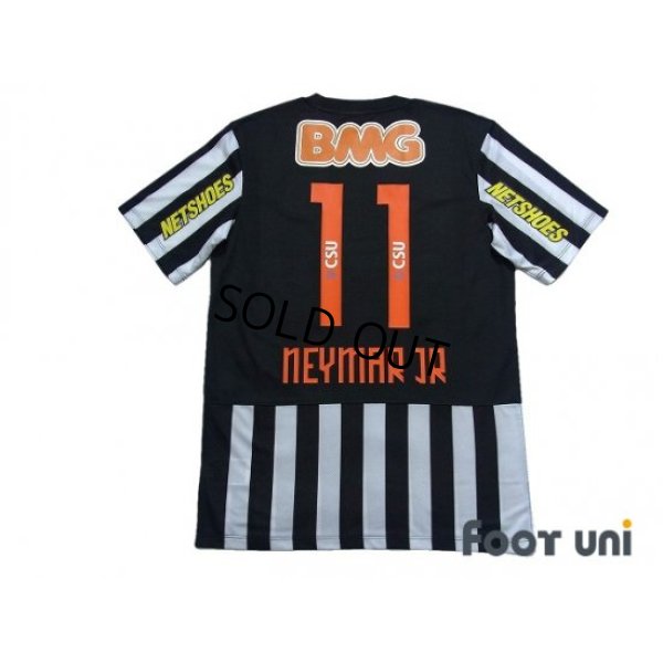 Photo2: Santos FC 2012 Away Centenario Shirt #11 Neymar Jr w/tags