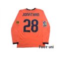 Photo2: FC Barcelona 2009-2010 Away Authentic Long Sleeve Shirt #28 Jonathan Dos Santos LFP Patch/Badge (2)