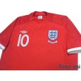 Photo3: England 2010 Away Shirt #10 Rooney with South Africa World Cup logo