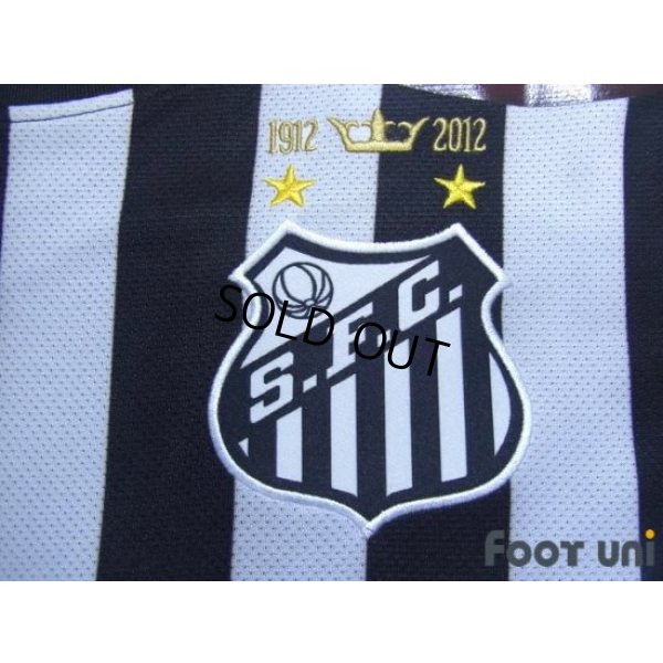 Photo6: Santos FC 2012 Away Centenario Shirt #11 Neymar Jr w/tags