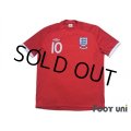 England 2010 Away Shirt #10 Rooney with South Africa World Cup logo
