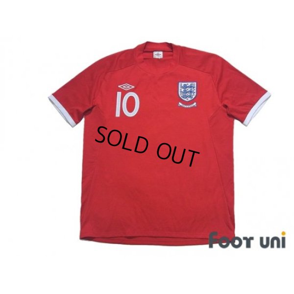 Photo1: England 2010 Away Shirt #10 Rooney with South Africa World Cup logo