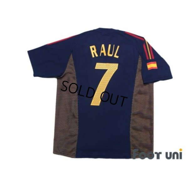 Photo2: Spain 2002 3rd Shirt #7 Raul