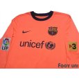 Photo3: FC Barcelona 2009-2010 Away Authentic Long Sleeve Shirt #28 Jonathan Dos Santos LFP Patch/Badge