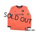 FC Barcelona 2009-2010 Away Authentic Long Sleeve Shirt #28 Jonathan Dos Santos LFP Patch/Badge