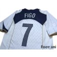 Photo4: Portugal 2004 Away Shirt #7 Luis Figo