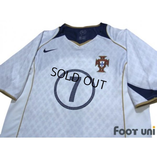 Photo3: Portugal 2004 Away Shirt #7 Luis Figo