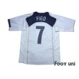 Photo2: Portugal 2004 Away Shirt #7 Luis Figo (2)
