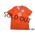 Netherlands Euro 2008 Home Shirt #10 Sneijder