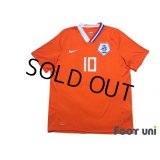 Netherlands Euro 2008 Home Shirt #10 Sneijder