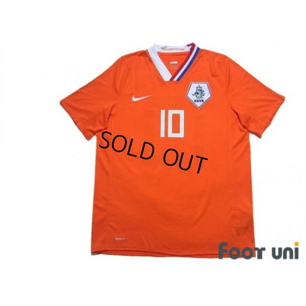 Photo1: Netherlands Euro 2008 Home Shirt #10 Sneijder