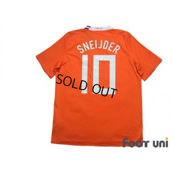 Photo2: Netherlands Euro 2008 Home Shirt #10 Sneijder