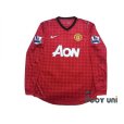 Photo1: Manchester United 2012-2013 Home Authentic Long Sleeve Shirt #11 Giggs w/tags (1)